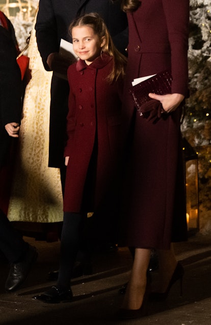 Princess Charlotte attended her mom's Christmas carol sing.