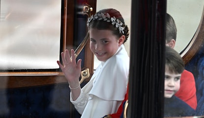 Princess Charlotte loves to wave.