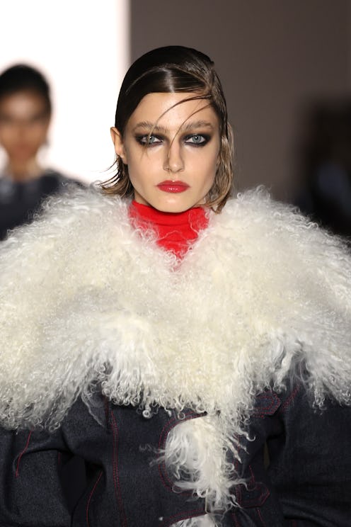 grunge eye makeup new york fashion week fall/winter 2024