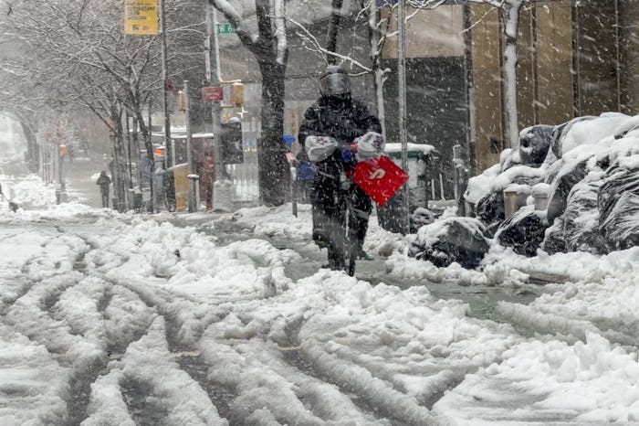 New York City schools tried remote learning on a snow day.