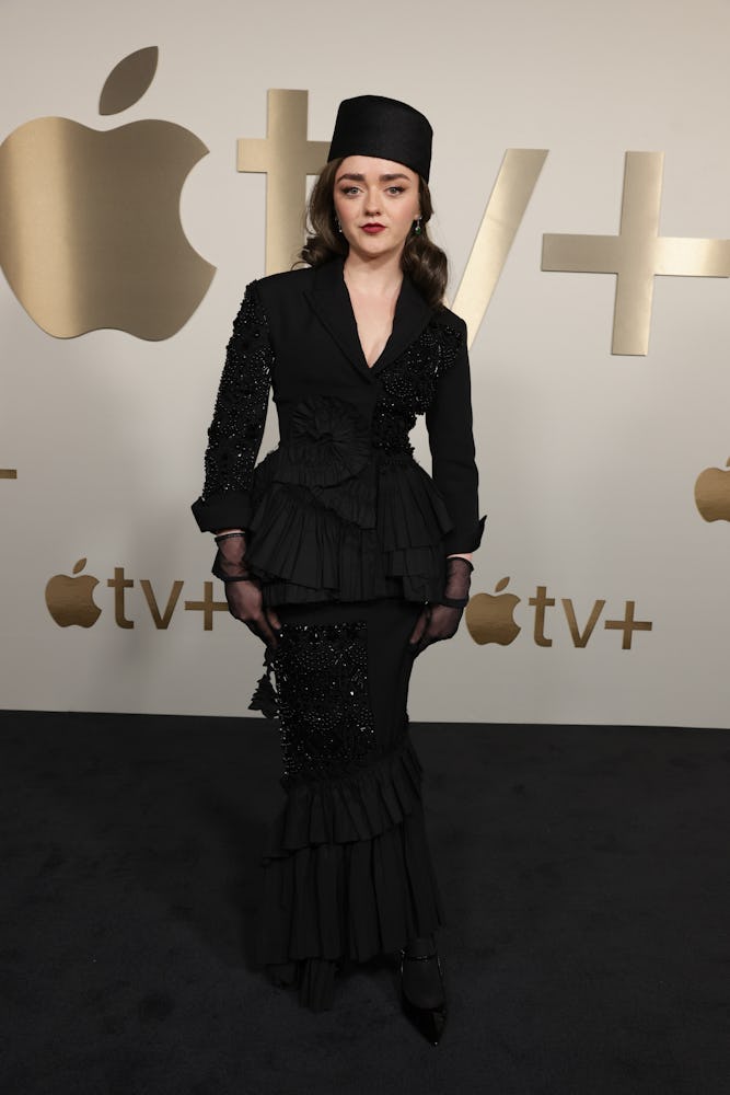 Maisie Williams from The New Look seen at the Apple TV+ 