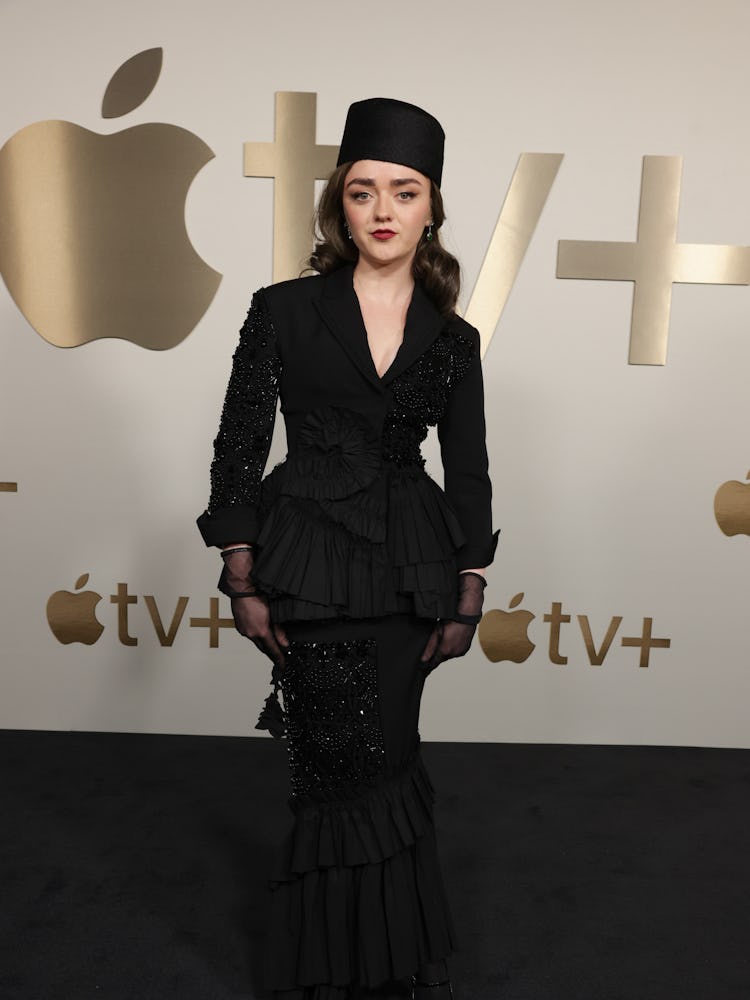 Maisie Williams from The New Look seen at the Apple TV+ 