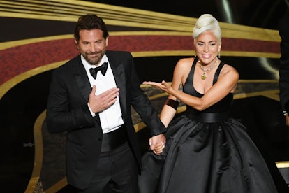 Bradley Cooper and Lady Gaga perform onstage during the 91st Annual Academy Awards. 