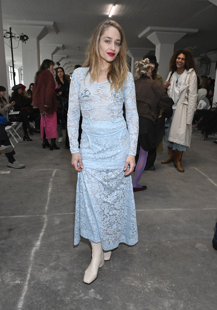 Jemima Kirke at Eckhaus Latta RTW Fall 2024 as part of New York Ready to Wear Fashion Week held at O...