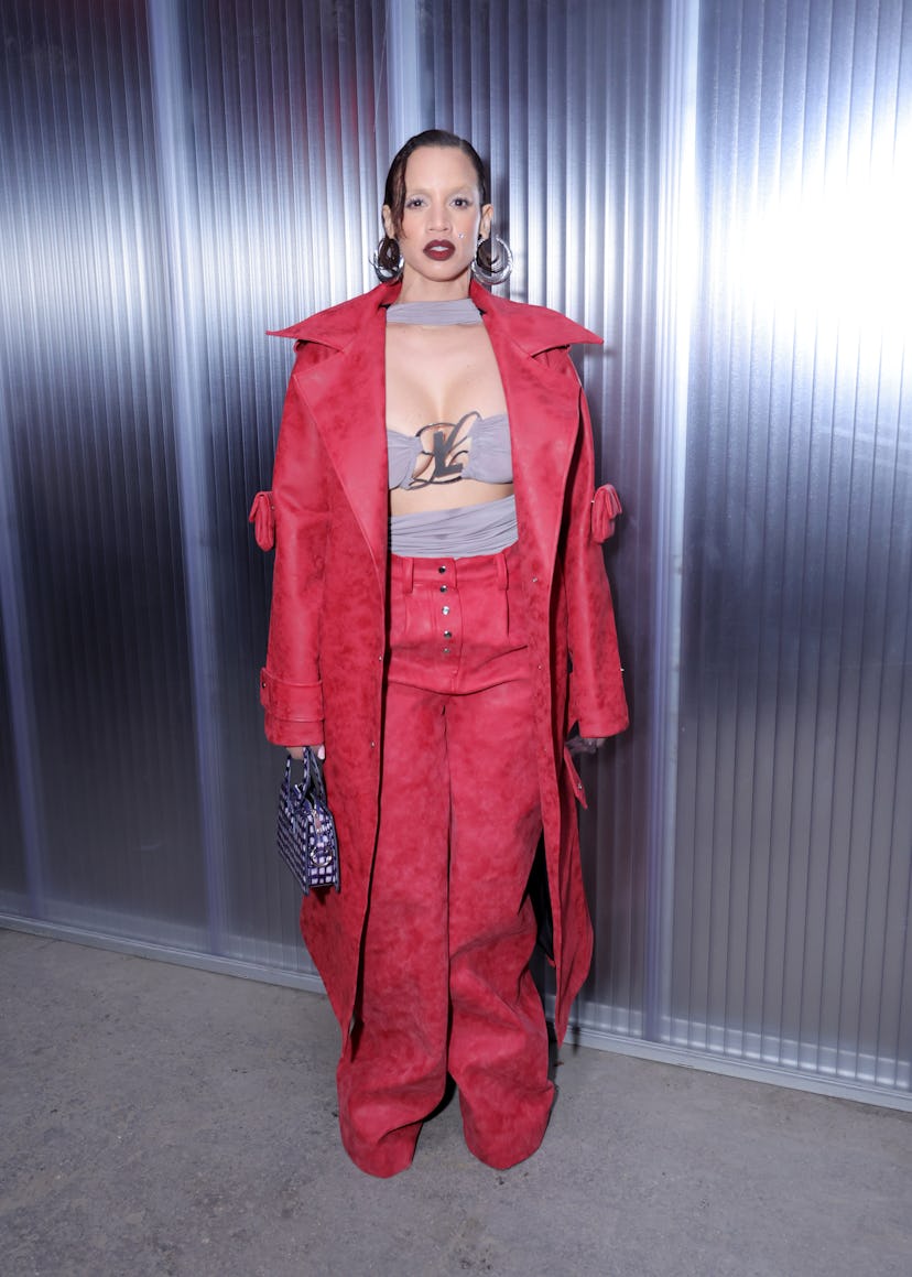 NEW YORK, NEW YORK - FEBRUARY 13: Dascha Polanco attends the Luar fashion show during New York Fashi...