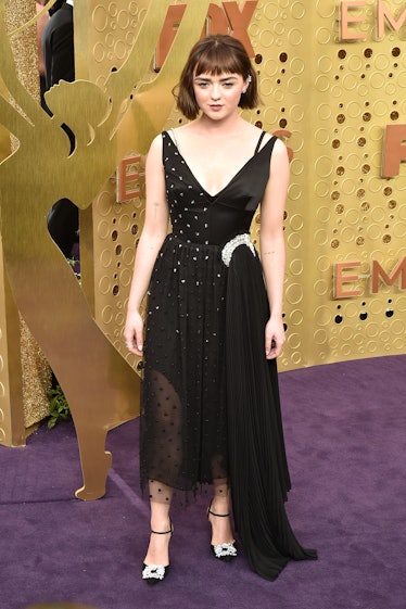 Maisie Williams, 22 Eylül 2019'da Los Angeles'taki Microsoft Theatre'da düzenlenen 71. Emmy Ödüllerine katılıyor...