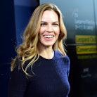 Actress Hilary Swank attends the Leopard Club Award Conversation during the 72nd Locarno Film Festiv...