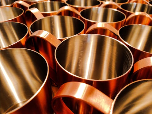 copper mugs