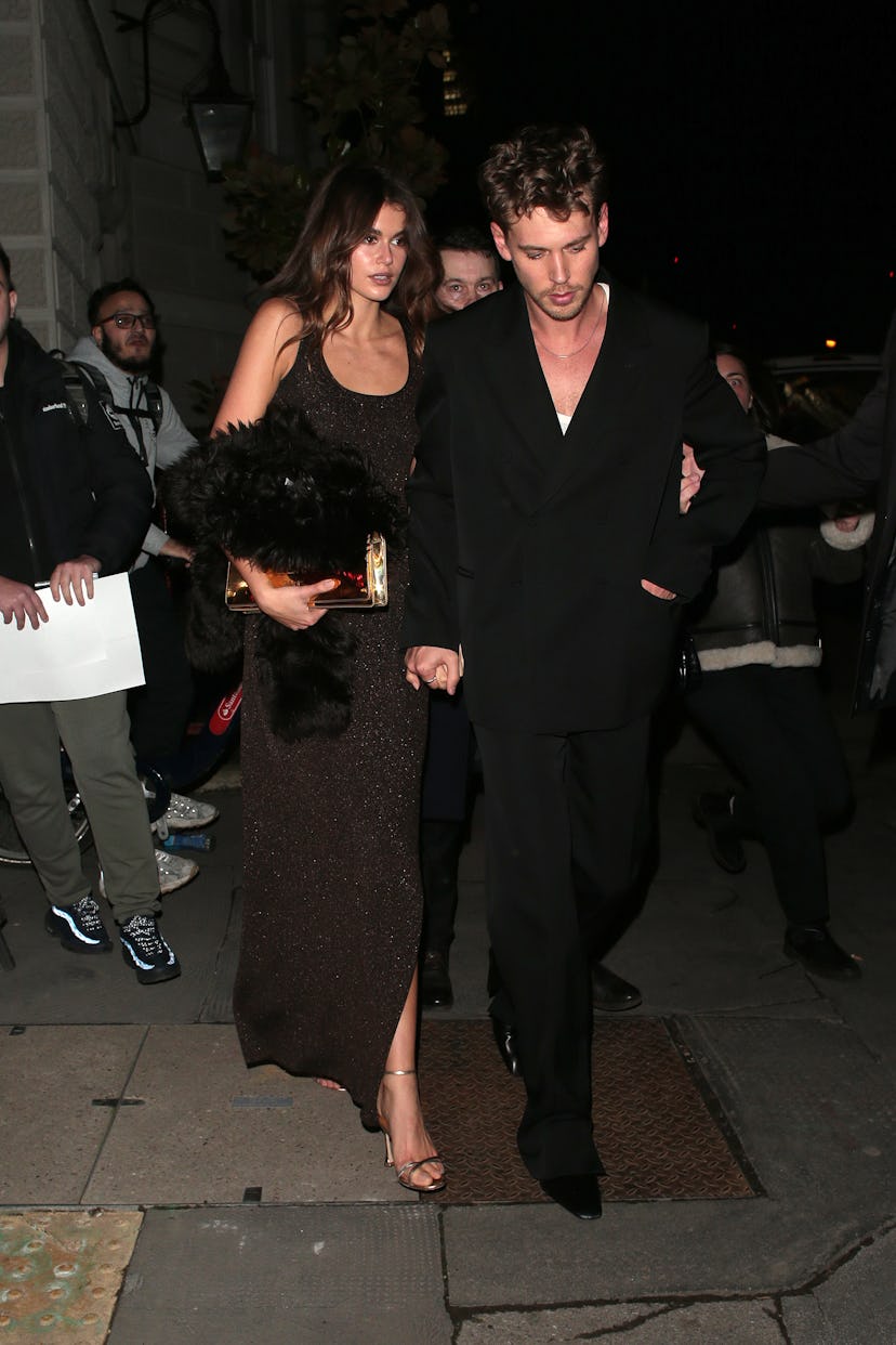 Kaia Jordan Gerber and Austin Butler seen attending Dune Part II - world film premiere afterparty on...