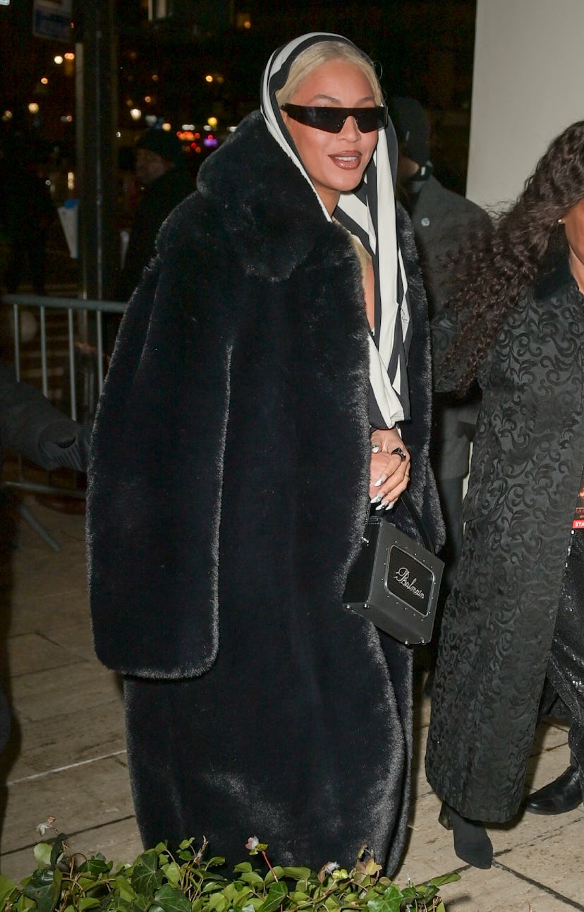 Beyonce is seen at Kelly Rowland's movie premiere on February 15, 2024 in ny, New York.