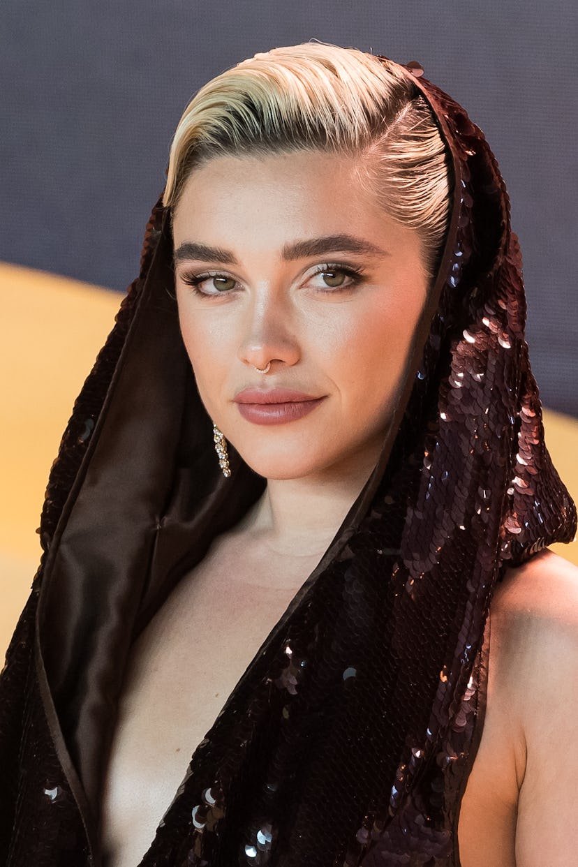 LONDON, UNITED KINGDOM - FEBRUARY 15, 2024: Florence Pugh attends the world premiere of 'Dune: Part ...