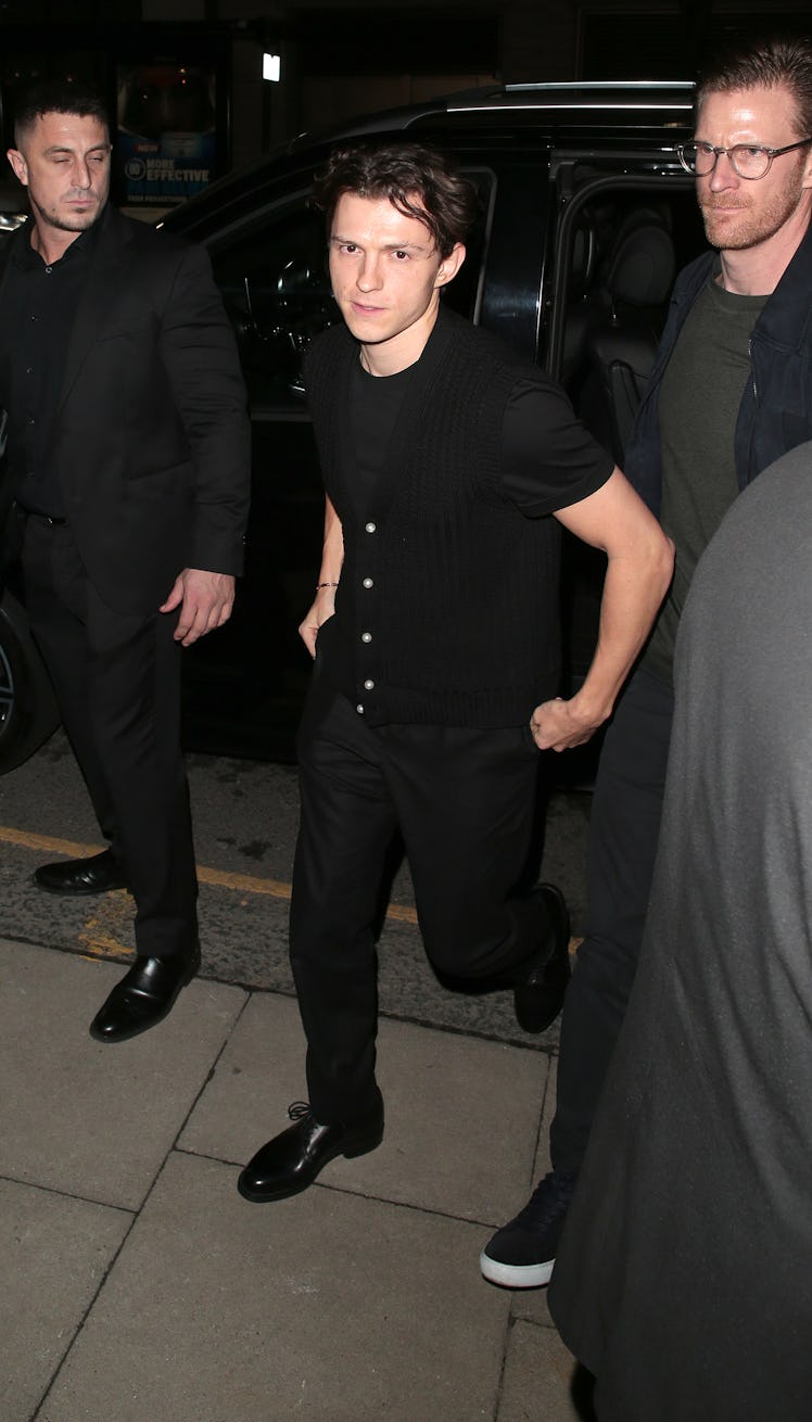 Tom Holland seen attending Dune Part II - world film premiere afterparty on February 15, 2024 in Lon...