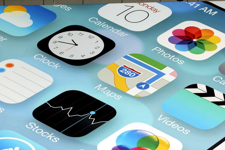 Apple's new iPhone software version iOS 7 is unveiled during the Apple World Wide Developers Confere...