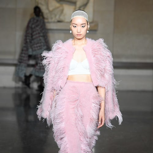 The Marabou Feather Trend London Fashion Week Fall/Winter 2024