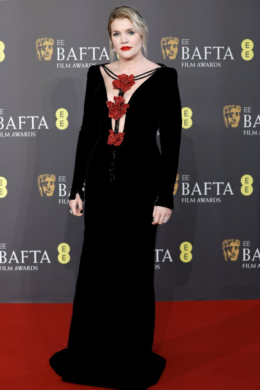 Emerald Fennell attends the EE BAFTA Film Awards 2024 