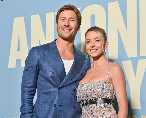 Glen Powell and Sydney Sweeney at the 'Anyone But You' premiere.
