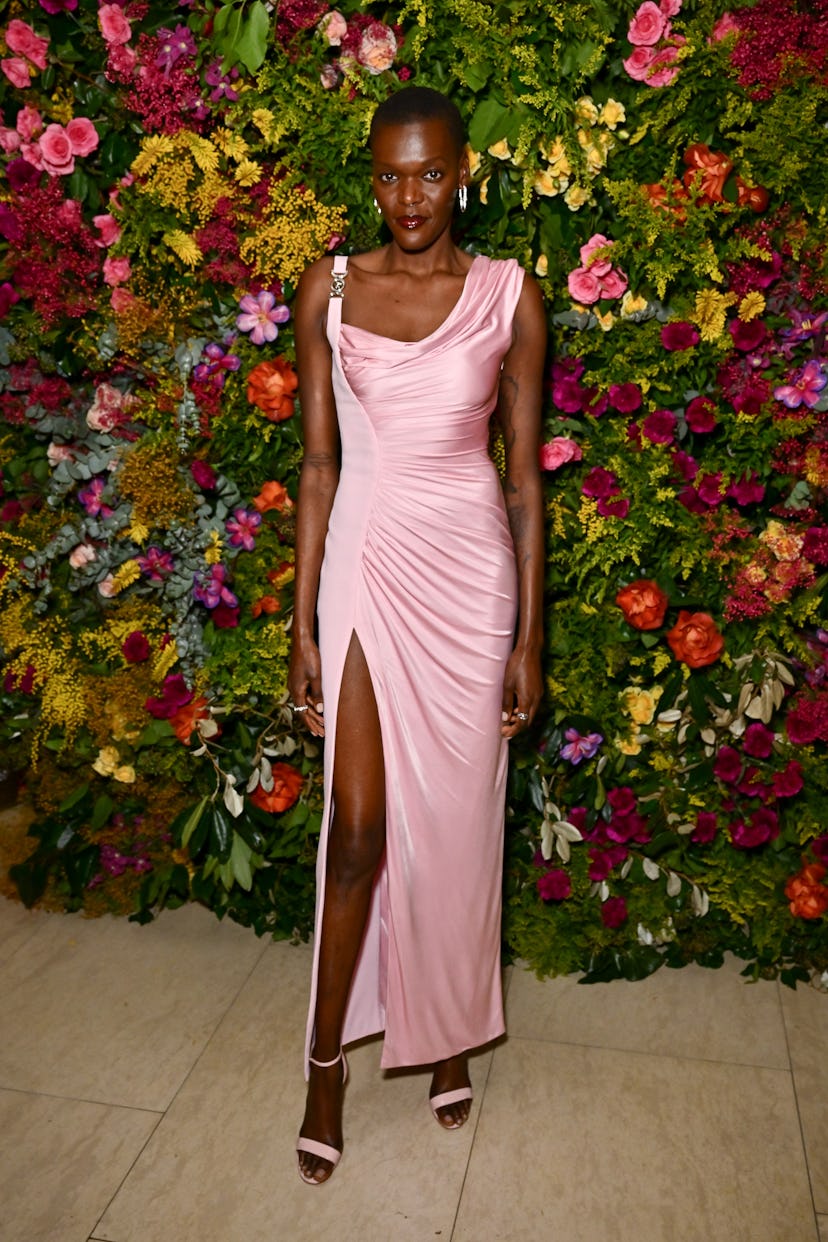 Sheila Atim attends the British Vogue And Tiffany & Co. Celebrate Fashion And Film Party 2024 