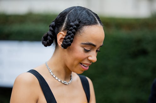 braided hairstyle trend london fashion week