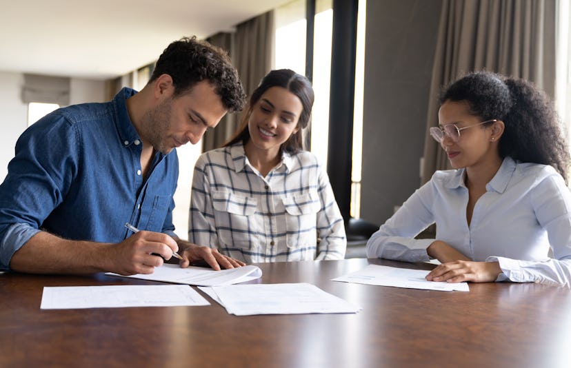 Virgo is risk averse and thus wants a prenup.