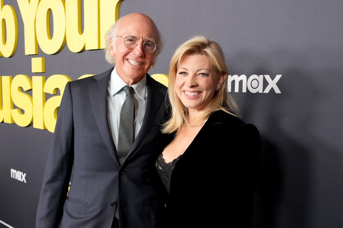 Larry David is surrounded by women.