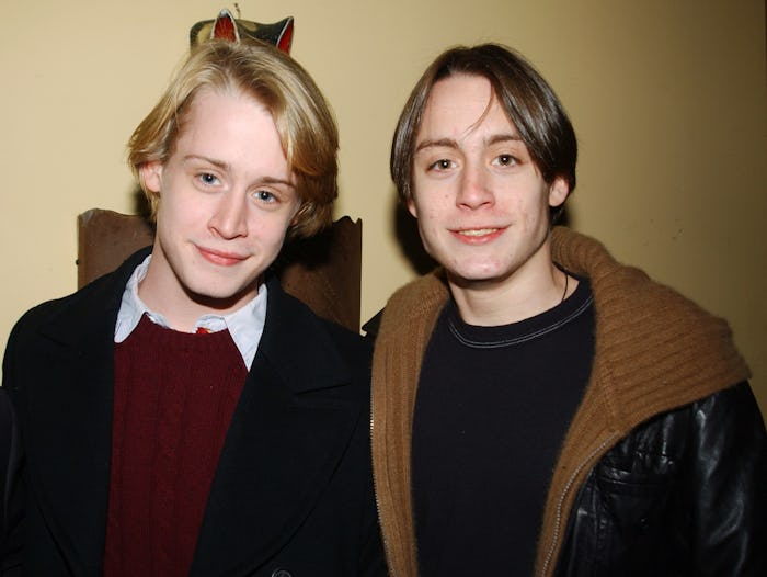 UNITED STATES - DECEMBER 18:  Macaulay Culkin and brother Kieran are on hand at Gonzalez y Gonzalez ...