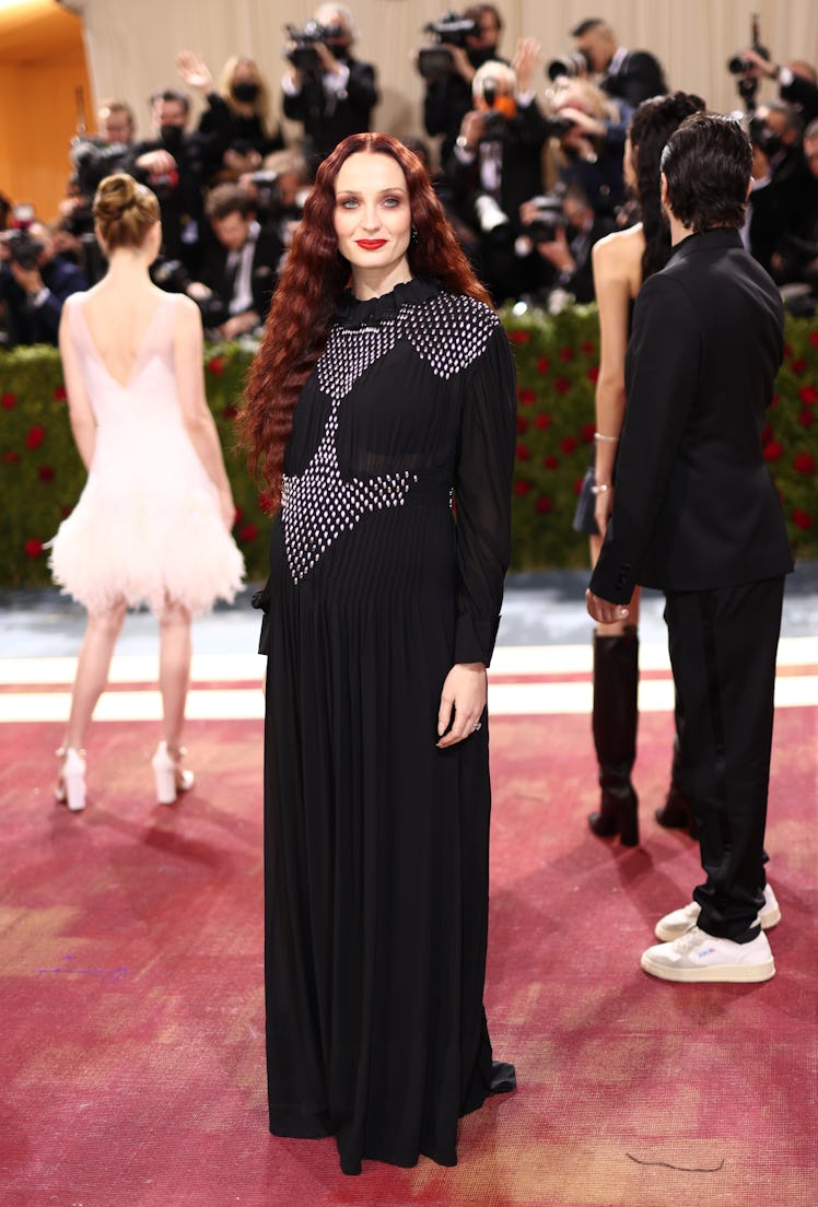Sophie Turner at The 2022 Met Gala celebrating In America: An Anthology of Fashion held at the The M...