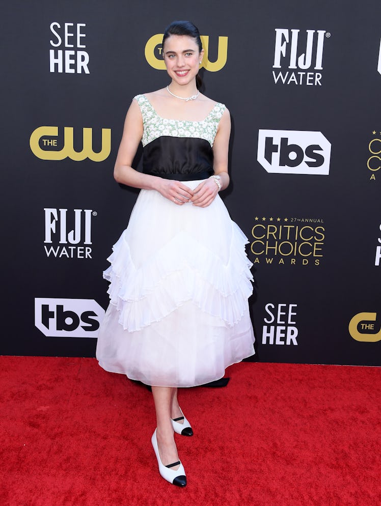 Margaret Qualley arrives at the 27th Annual Critics Choice Awards at Fairmont Century Plaza on March...