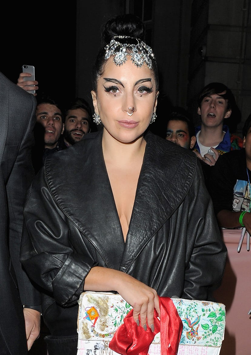 Lady Gaga nose piercing