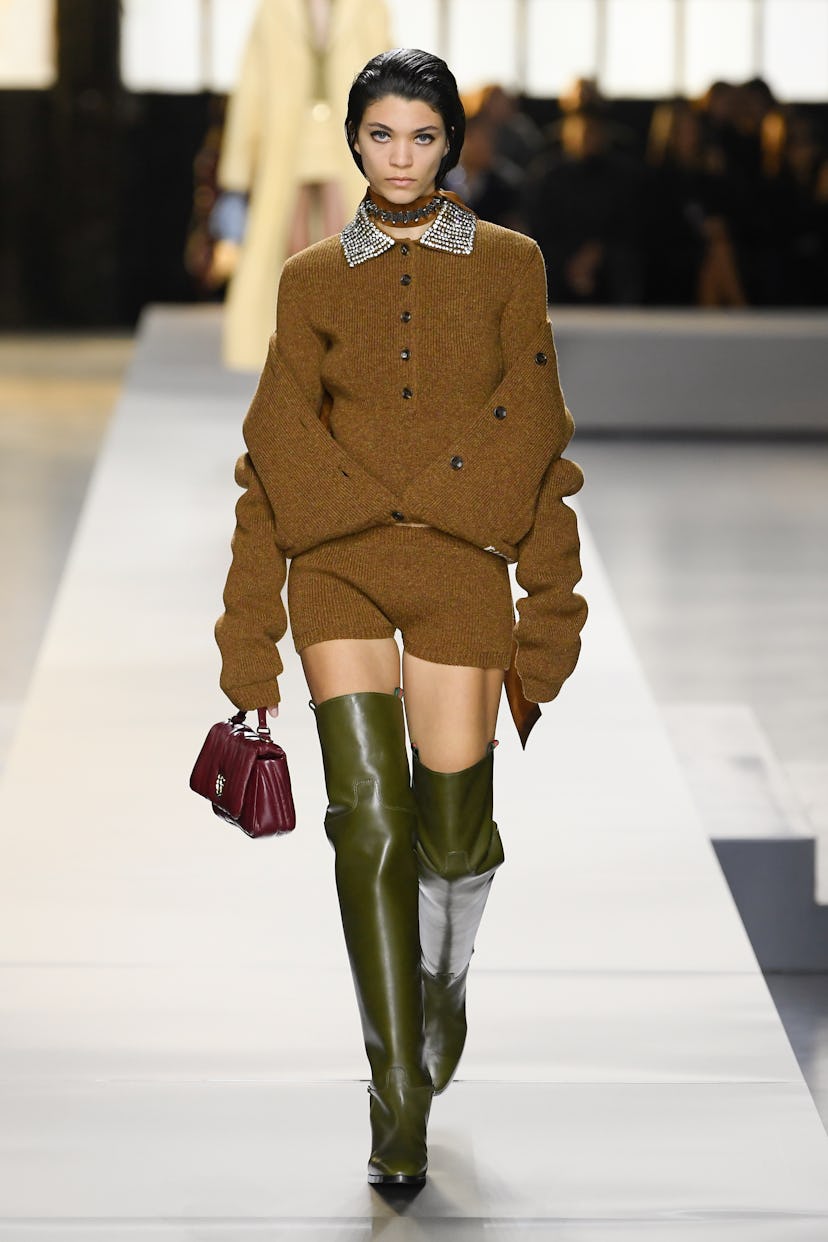 Model on the runway at Gucci RTW Fall 2024 