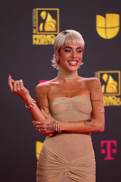 MIAMI, FL - FEBRUARY 22: Tini attends Univision's 36th Annual Premio Lo Nuestro held at Caseya Center on February 22, 2016.