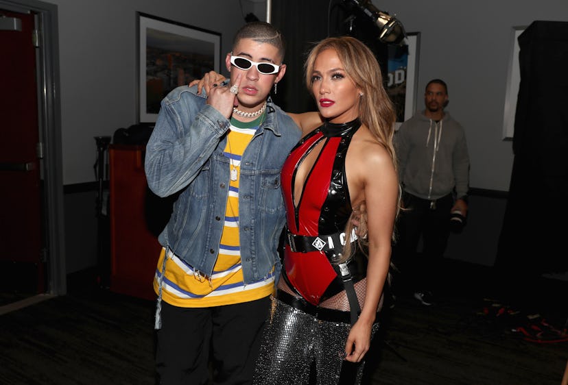 Bad Bunny and Jennifer Lopez