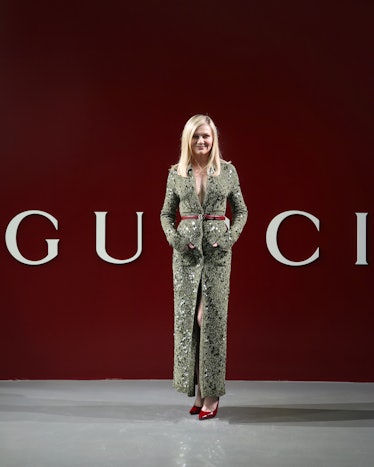 Kirsten Dunst attends the Gucci Women's Fall Winter 2024 Fashion Show during Milan Fashion Week Wome...