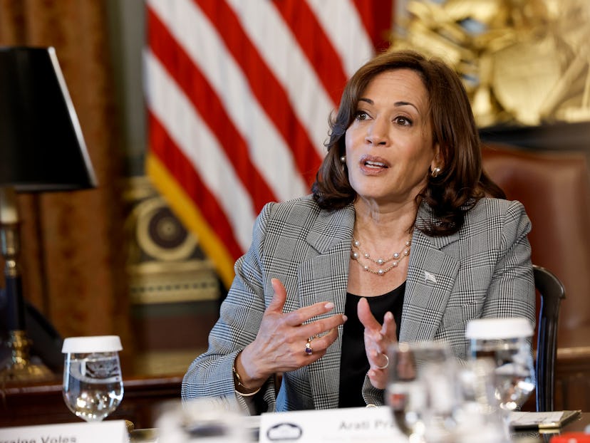 Kamala Harris talks to Bustle about the Alabama embryo law and IVF in the state.