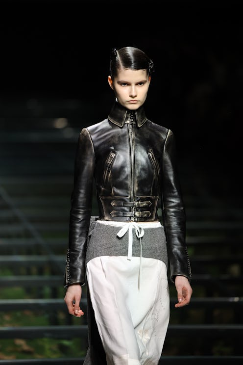 Distressed leather trend