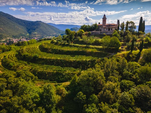 Santissima churc in Gussago, Franciacorta in Brescia province, Lombardy district in Italy.