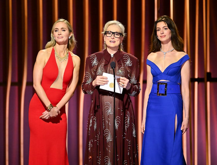 Emily Blunt, Meryl Streep and Anne Hathaway 