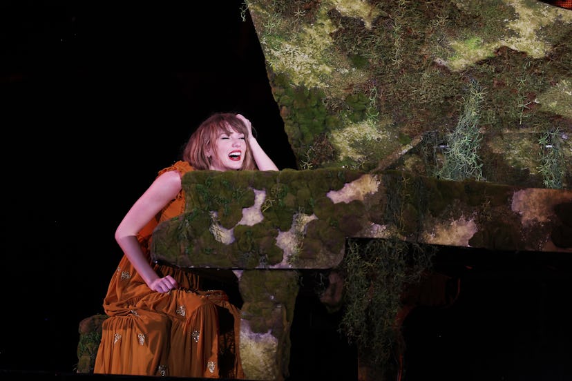 Taylor Swift performs on February 23, 2024 in Sydney, Australia.