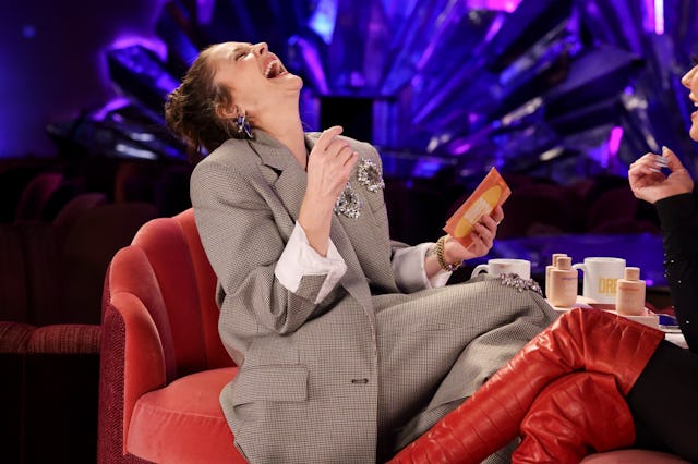 LAS VEGAS - FEBRUARY 8: THE DREW BARRYMORE SHOW, with guest Christina Aguilera, from Voltaire Bell d...