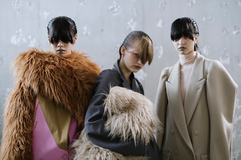 dries van noten fall/winter 2024 long bangs