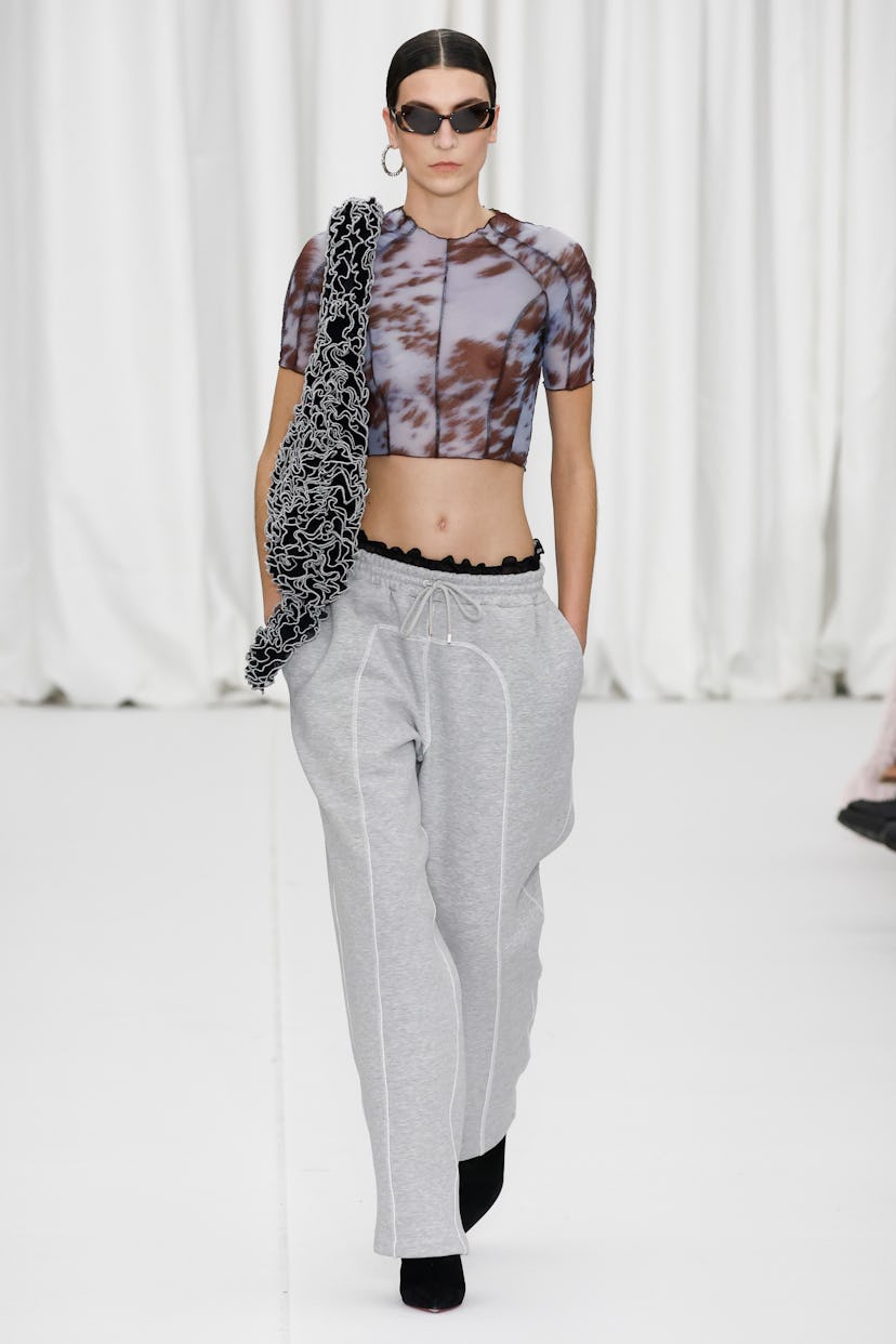 The Elevated Sweatpants Trend At Paris Fashion Week Fall/Winter 2024