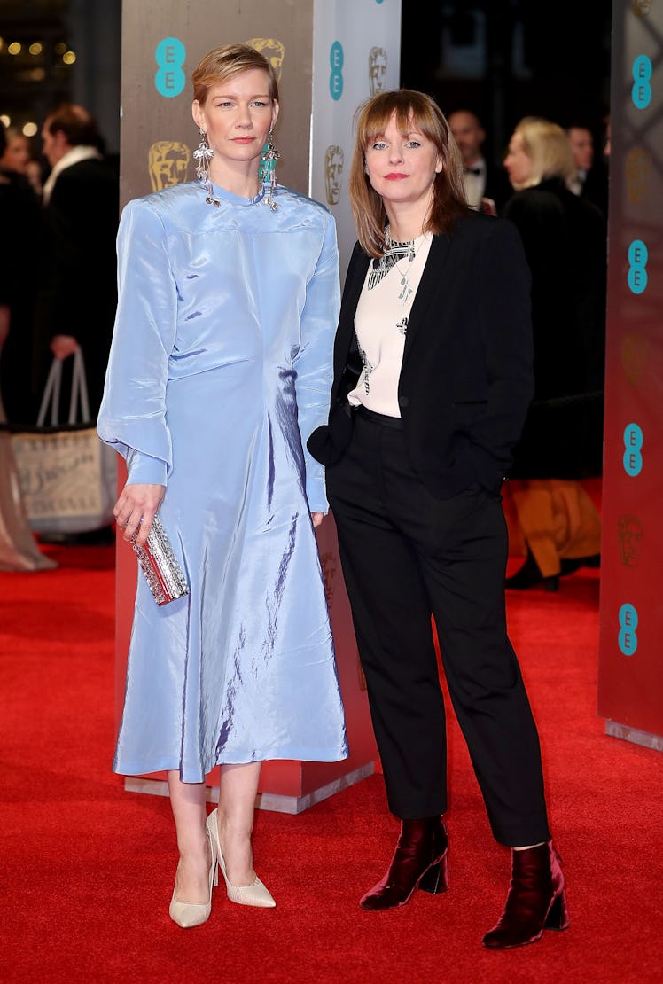 Sandra Huller and Maren Ade attend the 70th EE British Academy Film Awards (BAFTA) at Royal Albert H...