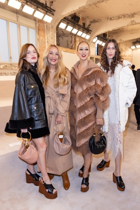 Chloé's Fall/Winter 2024 Show Was Packed With Supermodels & Celebrities