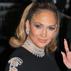 Jennifer Lopez mouthed a message to Ben Affleck while appearing on 'SNL' on Feb. 3 (at the Valentino...