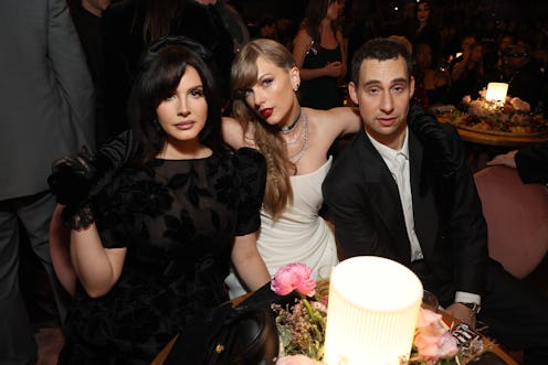  Lana Del Rey, Taylor Swift, and Jack Antonoff at the 2024 Grammys. Photo via Getty Images