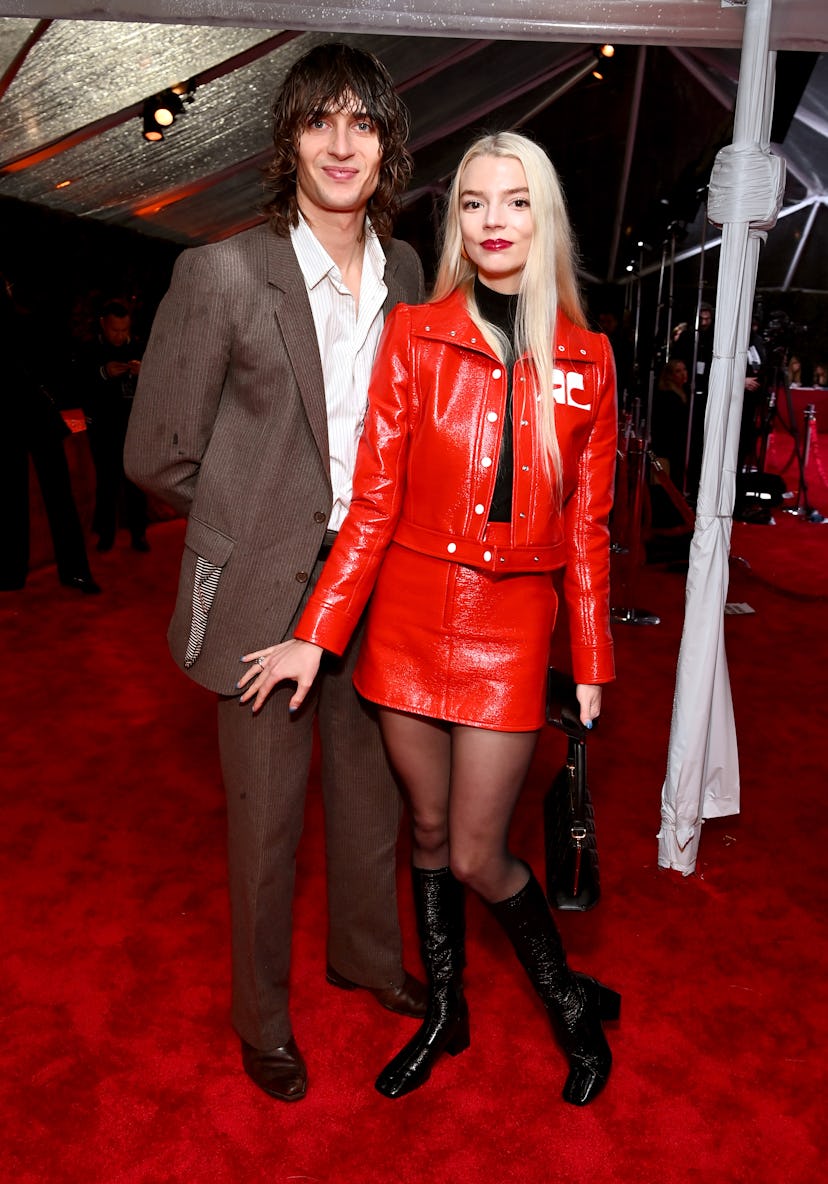 Malcolm McRae and Anya Taylor Joy attend the Jam for Janie GRAMMY Awards Viewing Party presented by ...