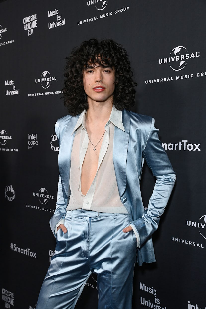 LOS ANGELES, CALIFORNIA - FEBRUARY 04: Conan Gray attends Universal Music Group's 2024 After Party p...