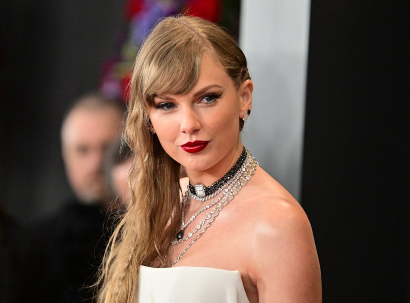 Taylor Swift announced 'The Tortured Poets Department' at the 2024 Grammys.