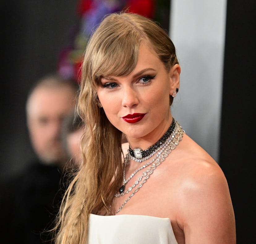 Taylor Swift announced 'The Tortured Poets Department' at the 2024 Grammys.