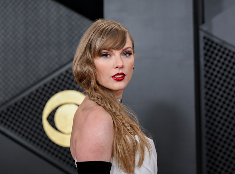 Taylor Swift at the 66th Annual GRAMMY Awards