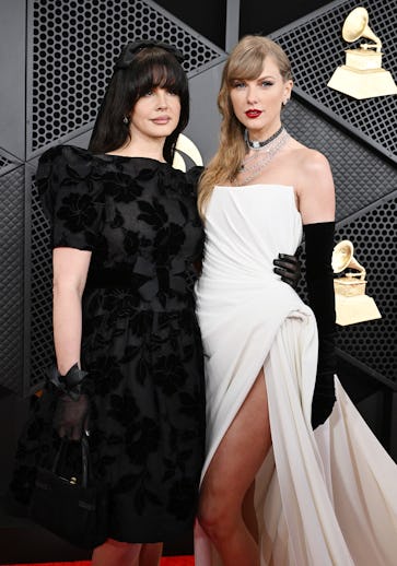 Lana Del Rey and Taylor Swift at the 66th Annual GRAMMY Awards held at Crypto.com Arena on February ...